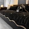2025 New Sofa Cushion Cover Cloth Four-season Universal Seat Cushion Light Luxury High-end Fixed Non-slip Straight Row Seat Cushion
