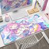 Hololive Anime Kawaii Girl Himemori Luna Mouse Pad Large Laptop Keyboard Mat Non-slip Rubber Base Office Mouse Mats XXL Desk Rug