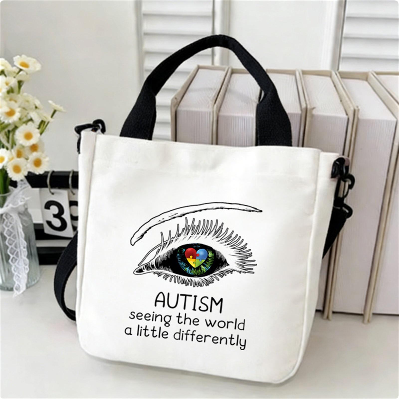 Fashionable Stylish Comfortable And Casual Canvas Crossbody Bag One Size белый 950₽