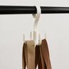 Space Saving Rotatable Hanger Hooks Plastic Spinner Hanger Bag Hanger Four Claw Hooks  Home
