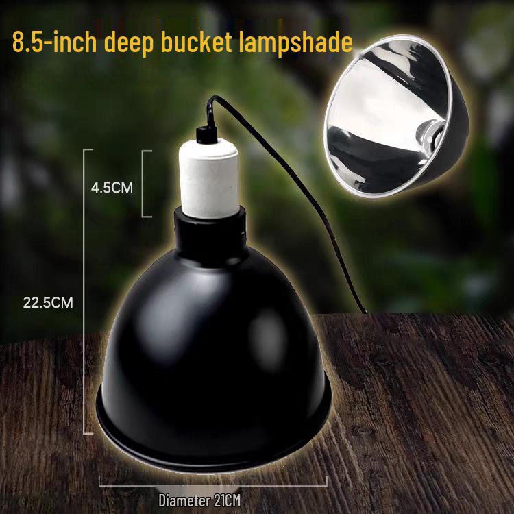 Turtle Basking Reptile Lamp: Adjustable Heat-Resistant Sun Lamp Cover with Focused Light and Heat Control