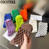 New Fashion Trend Casual Stretch Women Combed Cotton Socks Autumn Winter Trendy Daily Basic Socks Street Hip Hop Style