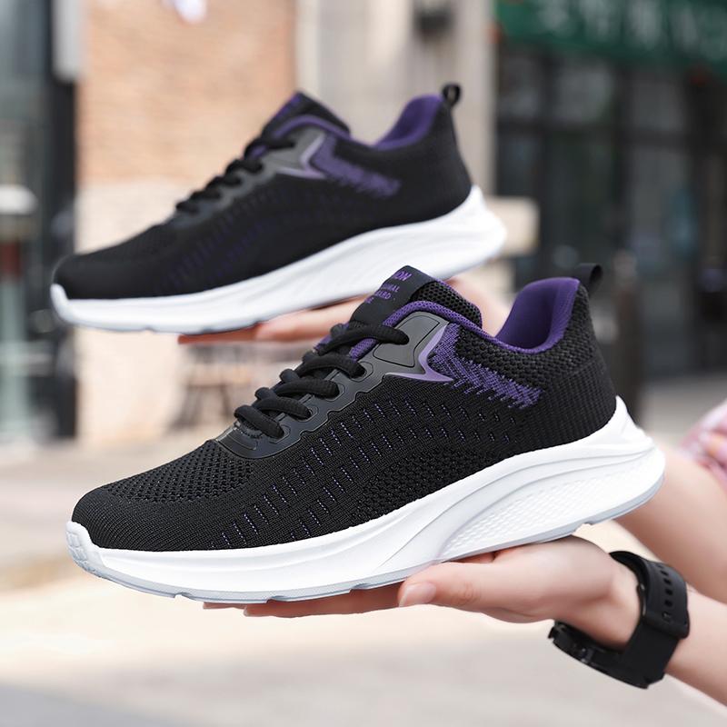 Ladies Shoes Sneakers for Women Womens Summer Sneakers Comfortable Non Slip Soft Lightweight Running Flats Fashion Round Toe