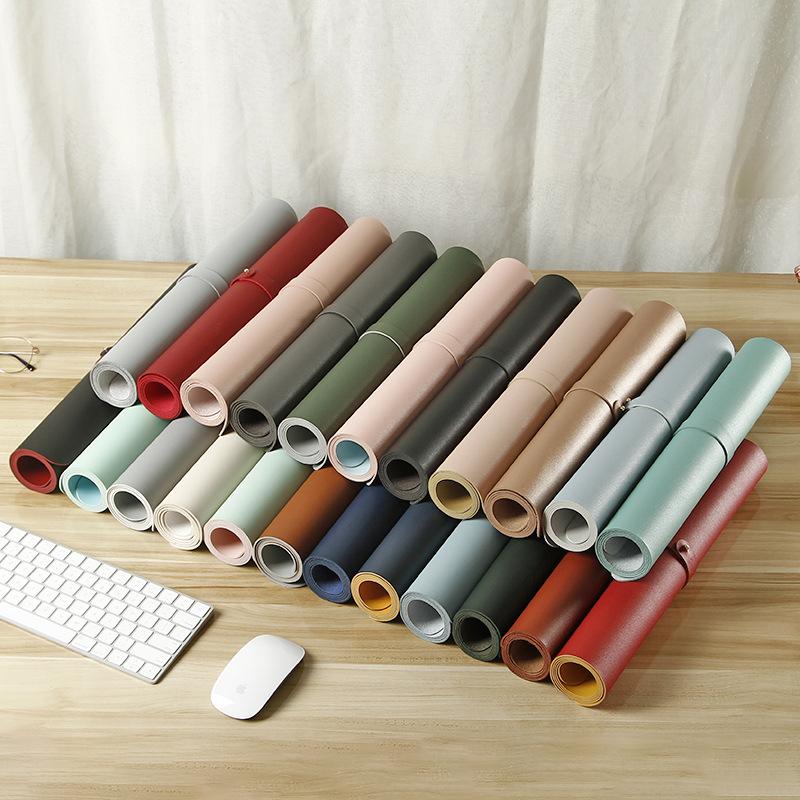 In-stock Large Leather Mouse Pad, Office Desk Pad, Waterproof and Oil-proof, Business Minimalist Desktop and Computer Desk