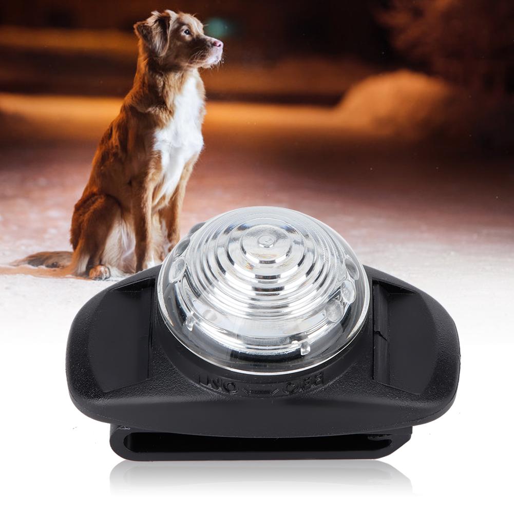 

ABS Plastic Waterproof Pet Dog Night Anti Lost LED Luminous Pendant Fluorescent Collar(White ) белый