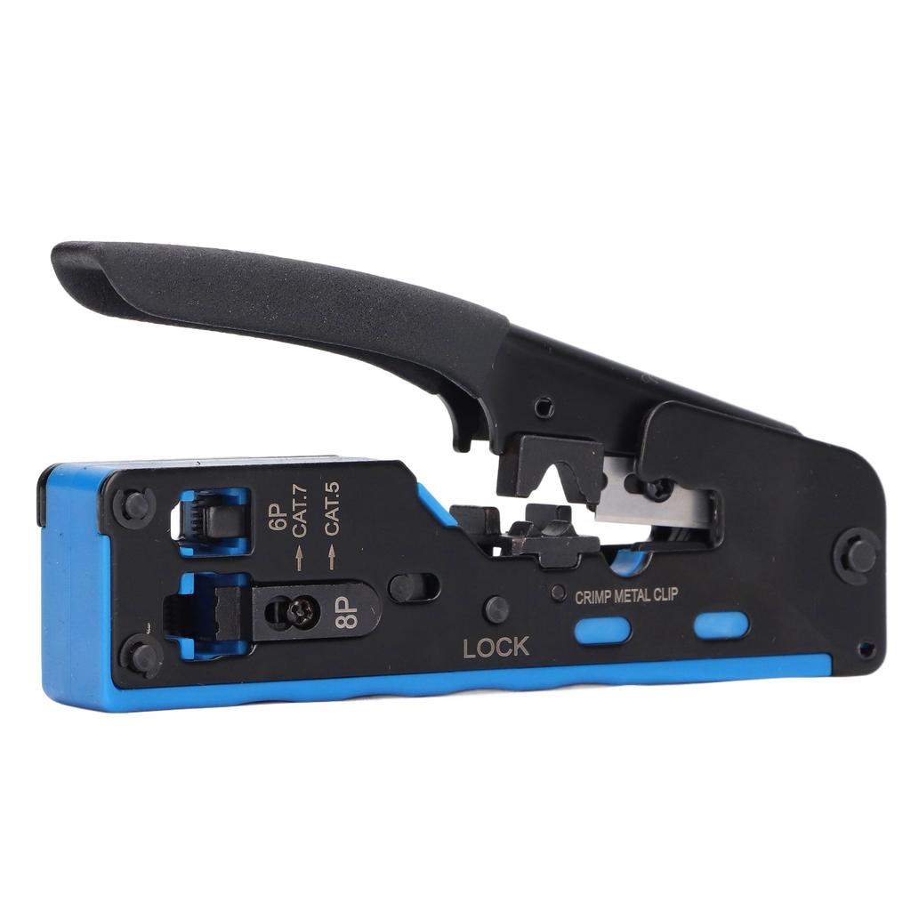 RJ45 Crimpwerkzeug-Set Pass Through All-in-One Ethernet-Crimpzange für 8P 6P RJ-Stecker Crimpung