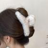 Plush Hair Clip Autumn Winter Woman Hair Accessories Large Shark Clips  Girls Headwear Korean Female Headdress