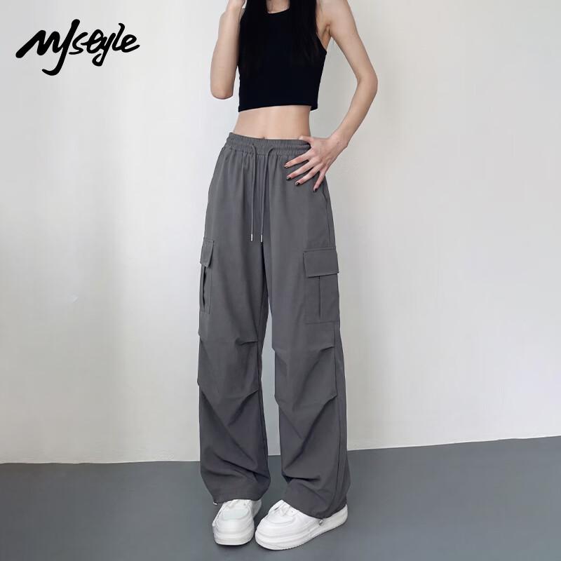 MJ STYLE Women's Straight-Leg Cargo Pants