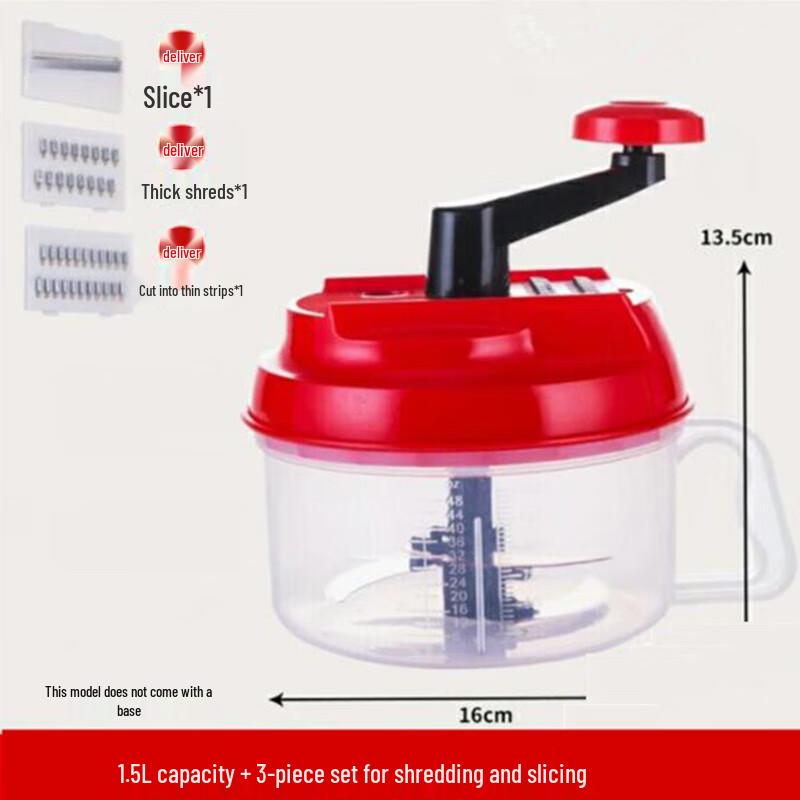 

Zhaoran Manual Multi-functional Food Grinder & Mixer
