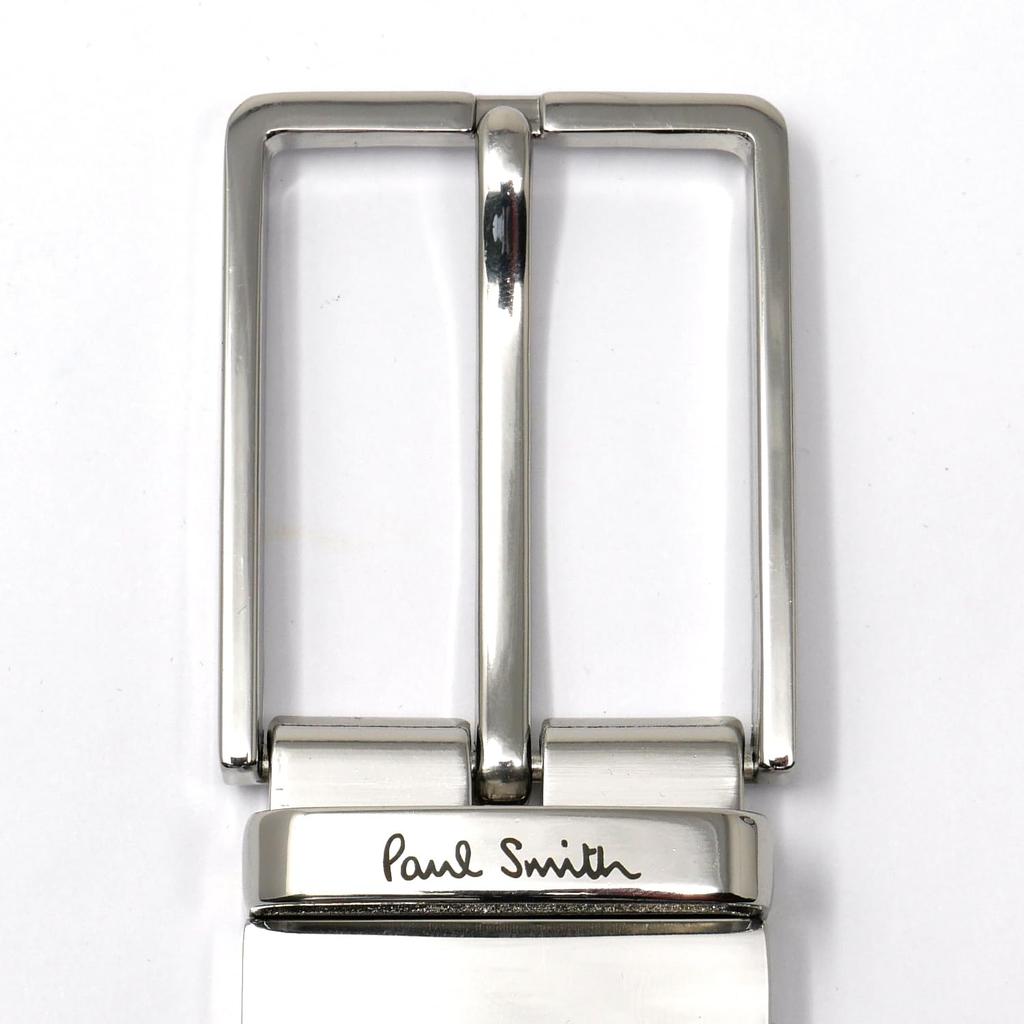 Paul Smith Reversible Leather Belt Simple Includes Care M1A 4437 Men's Set, Design, Cloth, (Type C)