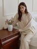 Mejongleuhaleu Laura Knit Set (Round Neck Knit + Pants + Bustier) 3 Colors