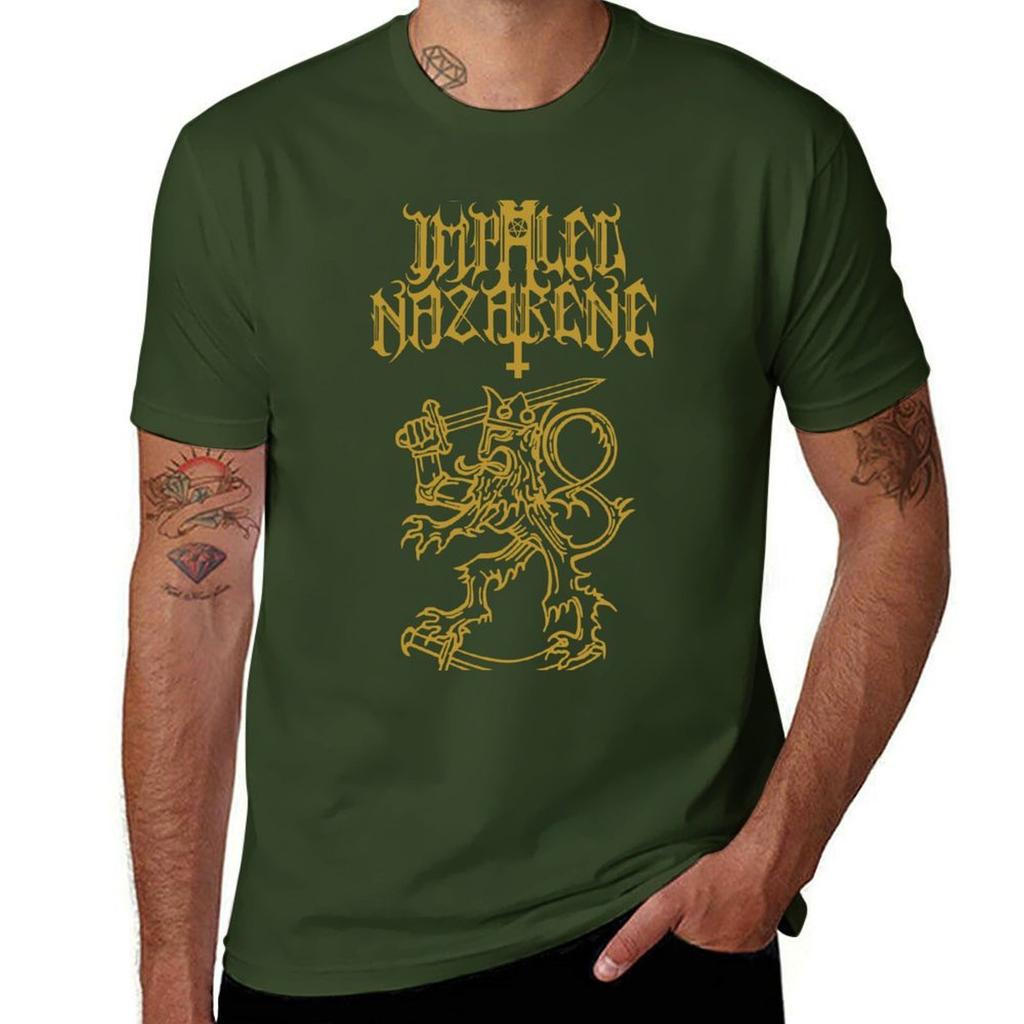 Impaled Nazarene T-Shirt Summer Tops Customs Shirts Graphic Tees Mens Funny T Shirts