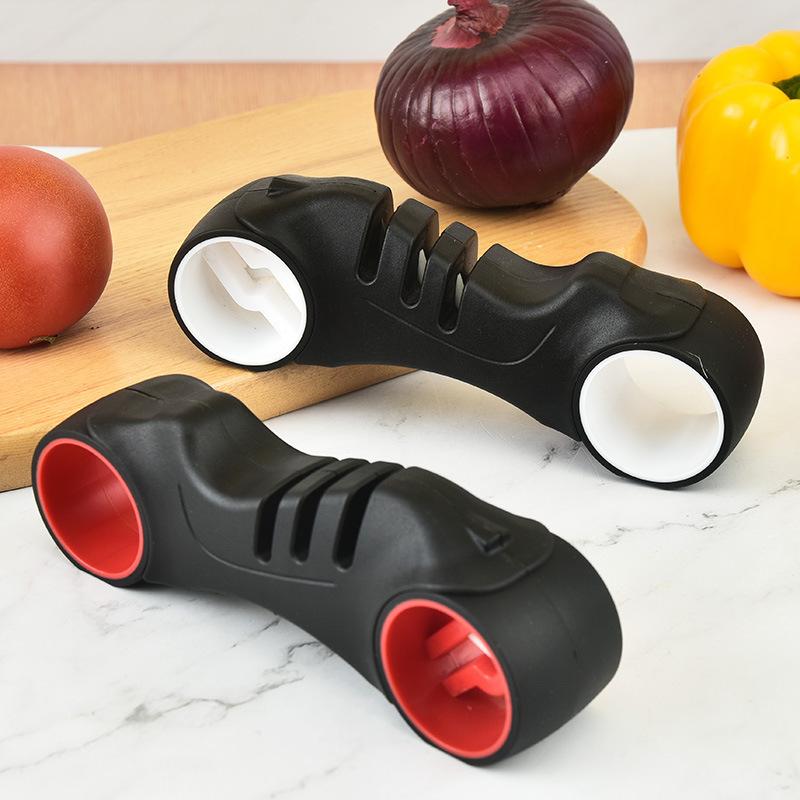 Knife Sharpener New Multifunctional Scissors Sharpening Artifact Manual Tungsten Steel Sharpening Tool Household Quick Knife Sharpener