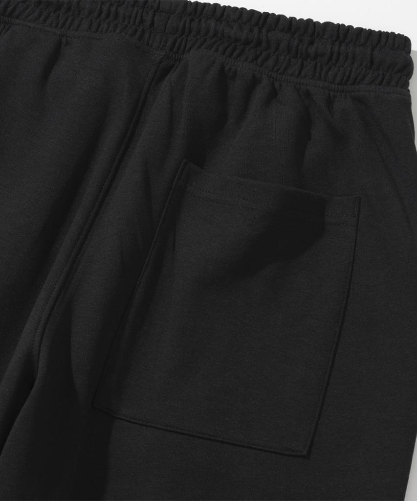 XOX One-Pleat Wide Sweatpants [Black]