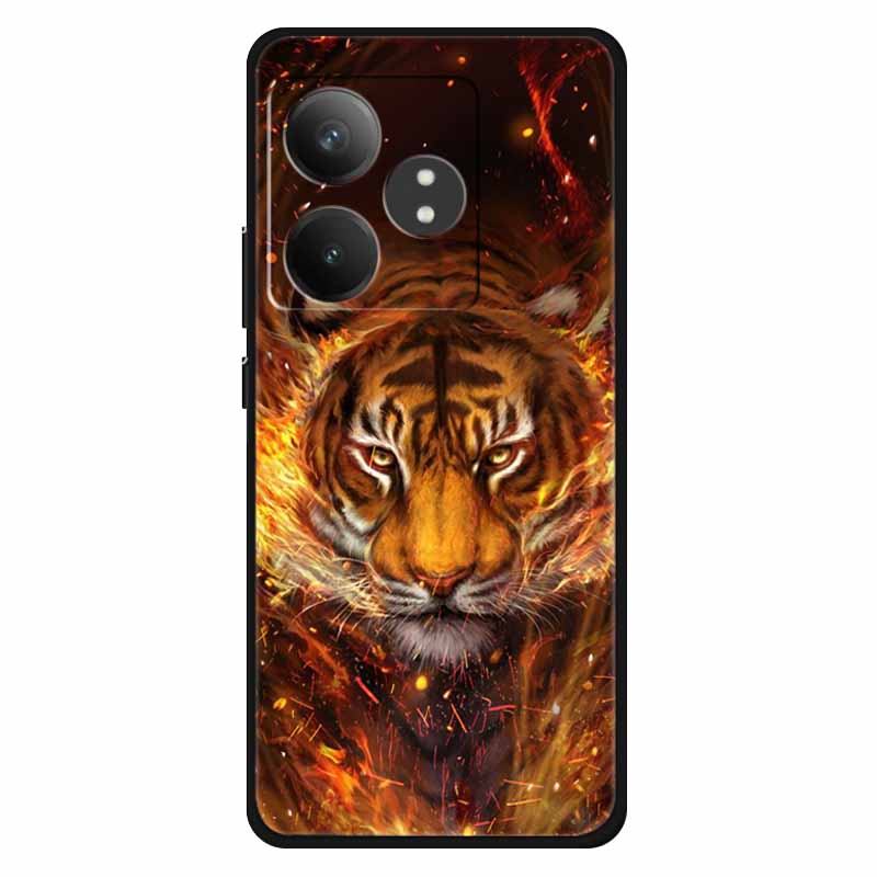 Funda For Realme GT 6T / GT 6 Cases Silicone Planet Painted TPU Soft Phone Back Cover For RMX3853 Protective Coque RMX3851  GT 6