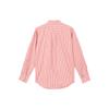 UNIQLO Plaid Single-Breasted Collar Long Sleeve Shirt Unisex shirts Garnet-Red 456649-14