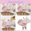 Adorable Summer Pink Floral Two Piece Outfit For Baby Girls Ages One To Three