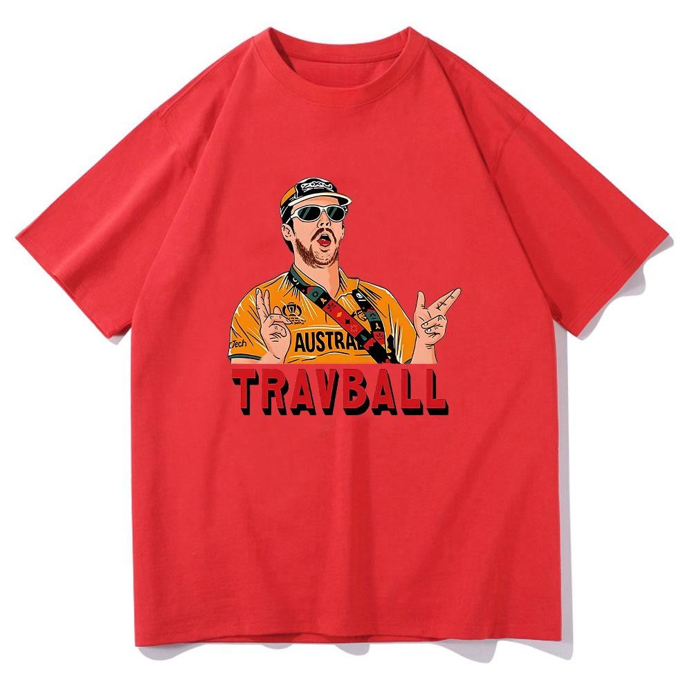TravBall Travis Head T Shirt Cricketer Cotton Breathable Top Harajuku Fashion Women Men Sportswear Round Neck Short Sleeve