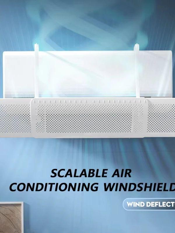 Air Conditioning Wind Shield Anti Direct Blowing Scalable Adjustable Wind Guide Cover Outlet Baffle Windshield Dust Cover