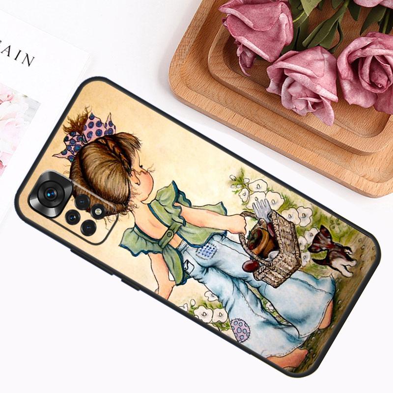 Sarah Kay For Xiaomi Redmi 9A 9C 9T 10C 12C Cover For Redmi Note 9 8 10 11 12 Pro 10S 11S 12S Case