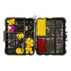 143/145Pcs Carp Fishing Accessories Set with Double-Sided Box Fishing Hook Lure Sleeve Float Swivel Needle Men Carp Fishing Gear
