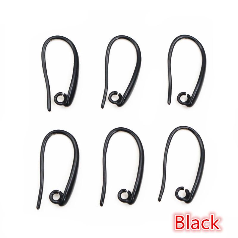 10pcs 3-Styles High Quality Classic Bronze Gold Silver Plated Brass French Earring Hooks Wire Settings Base Settings Whole Sale