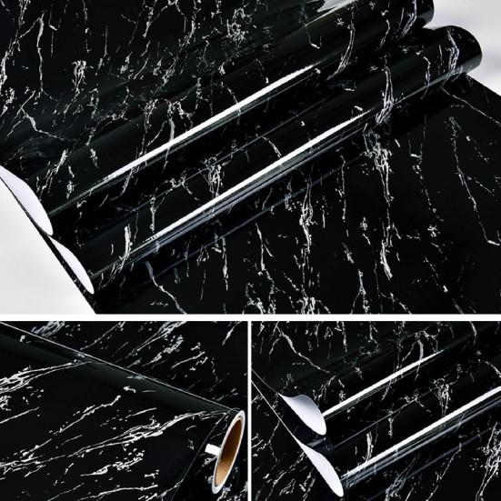 1 Roll Wall Decor Waterproof Self Adhesive PVC Decorative Vinyl Film Marble