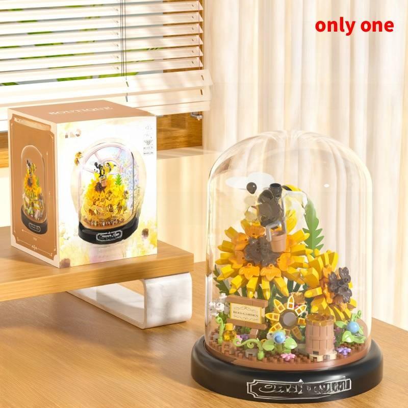 

Insect Series Bee Butterfly Building Blocks For Kids Diy Creative Play Set жёлтый