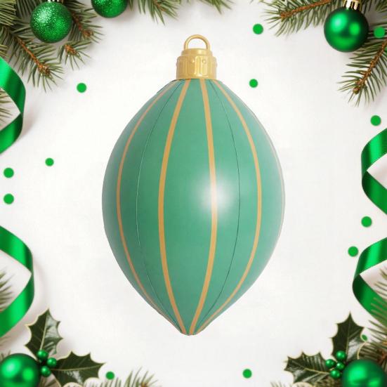 Christmas Inflatable Decoration Blow-up Xmas Tree Glove Decoration Reusable Inflatable Hanging Christmas Ball for Outdoor Indoor Festive Decor