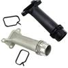 11127810707 for BMW F10 F15 F20 E90 E92 E93 Precise Aluminum Alloy Plastic Engine Cooling Pipe Adapter Easy DIY Installation
