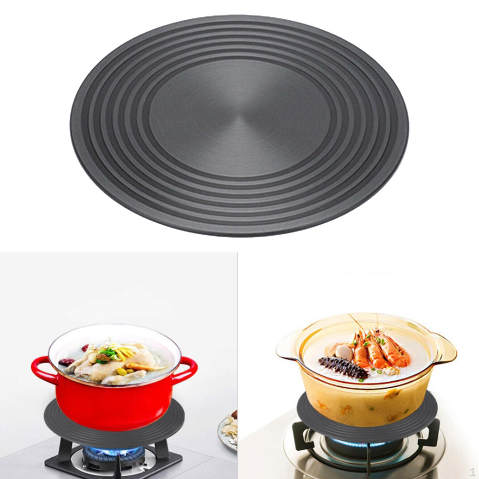 

Conduction Plate & Thawing Diffuser For Gas Stove, Easy To Clean Reusable 28cm
