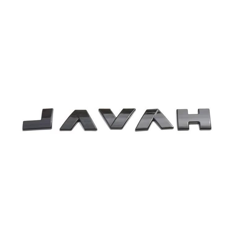 Car Front Network Black Logo Emblems For Great Wall Haval H7 H6 PHEV Dargo Jolion H5 2024 2025 Trunk Rear Sticker Body Decal 1pc
