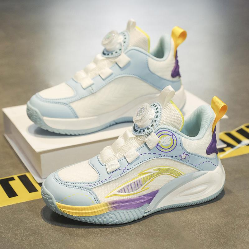 Kinder-Basketballschuhe 2025 neue Schüler tatsächlicher Kampf mittlere und alte Kinder professionelle Mesh atmungsaktive Freizeit-Sportschuhe Putian Schuhe