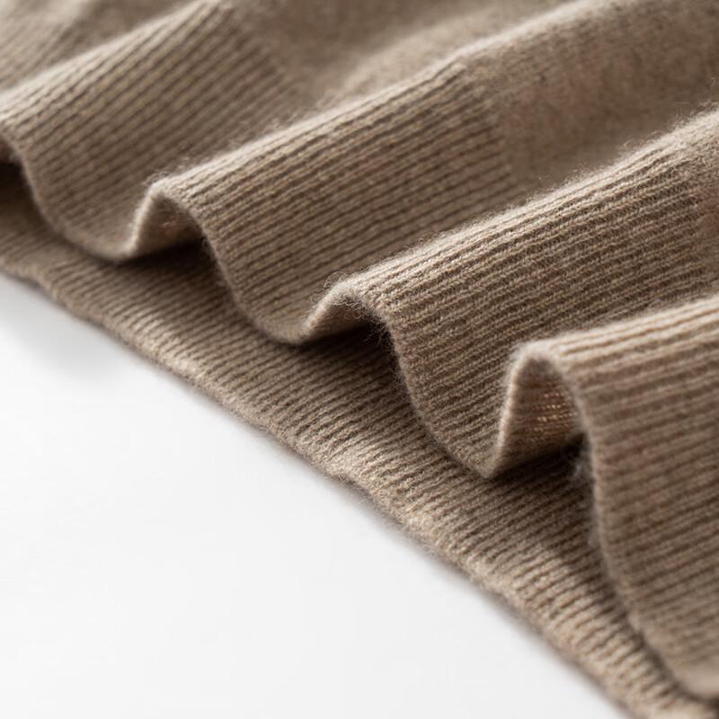 Fanzhen Men's 100% Pure Cashmere Half-High Neck Sweater