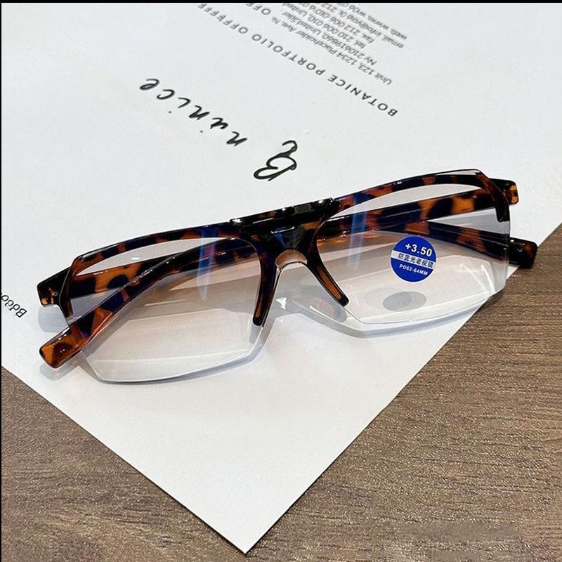 Flip Up Down Presbyopic Glasses Reading Glasses For Women Men Portabable Clip-On Hyperopia Eyeglasses Elder Unisex +1.5+2.0+2.5