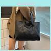 Stylish Pu Tote Bag With Soft Leather Feel Spacious Casual Shoulder Bag In Trendy Colors