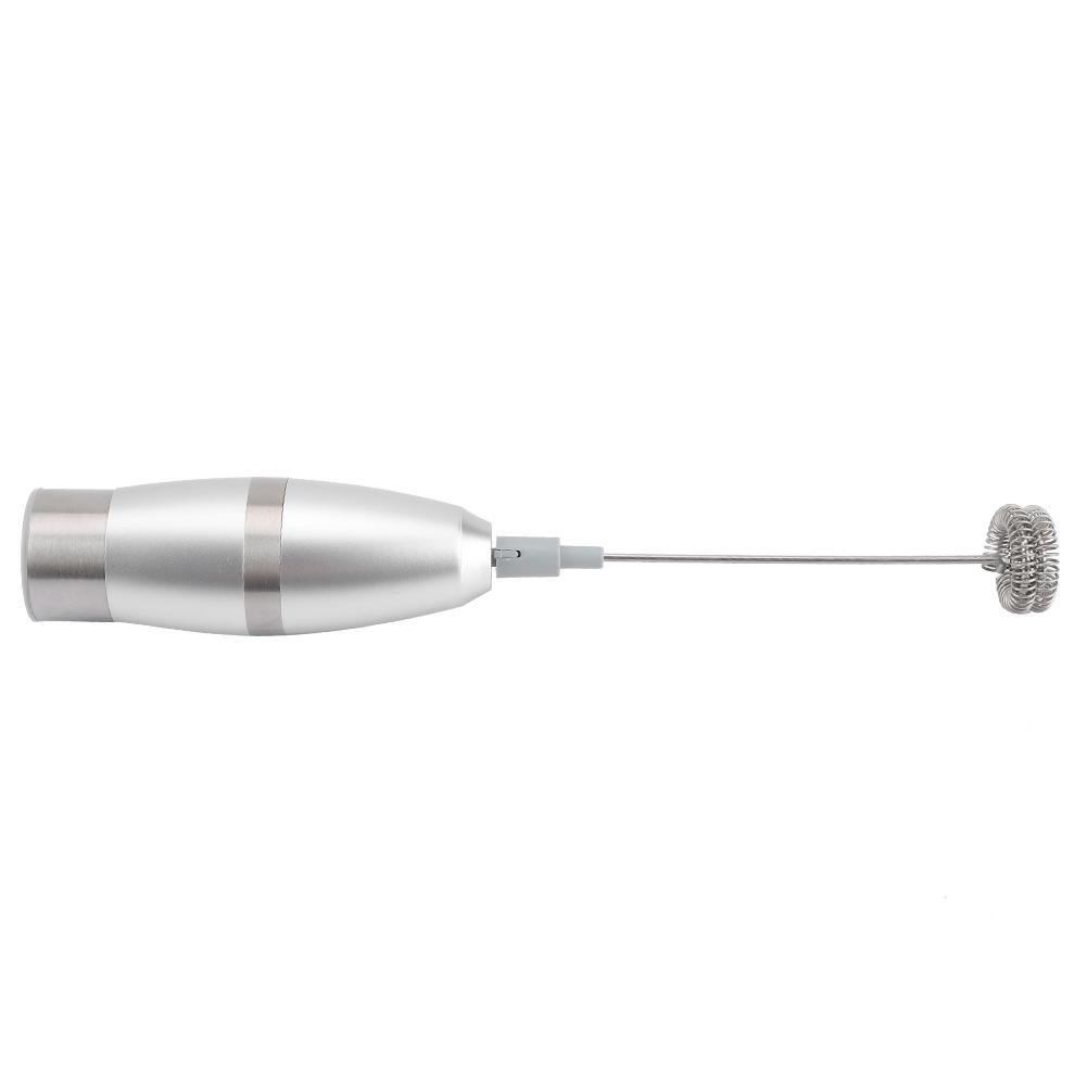 Handheld Electric Milk Frother Coffee Foam Maker with Stainless Steel Spring Whisks Stirrers