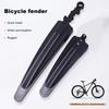 Conjunto de 2 peças de guarda-lamas de bicicleta dianteiros e traseiros, design antiincrustante de alta resistência, universal, fácil de instalar, sem ferrugem, para-lamas de bicicleta