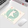 Dancing Cat Mouse Pad 40X45 Large Square Computer Office Game Table Mats Rubber Anti-slip Mousepads 22x18 Small Decor Desk Pads