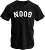 Goon Distressed Grafikdruck Schwarzes T-Shirt