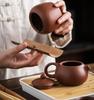 Chinese Tea Set, Purple Clay Teapot, Lid Bowl, Teapot, Fair Cup, Portable, Outdoor Travel, Tea Set, Tea Tray, Zen Meditation