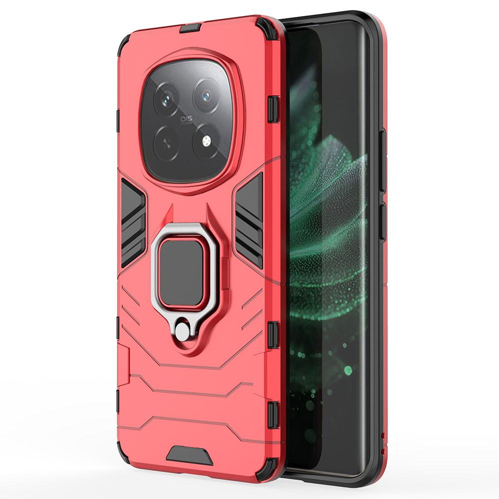 

For Realme P2 Pro 5G Case PC+TPU Protective Phone Cover with Ring Kickstand B