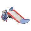 Toddler Slide Plastic Multifunctional Safe Easy To Storage Kids Folding Slide for Indoor Outdoor Blue