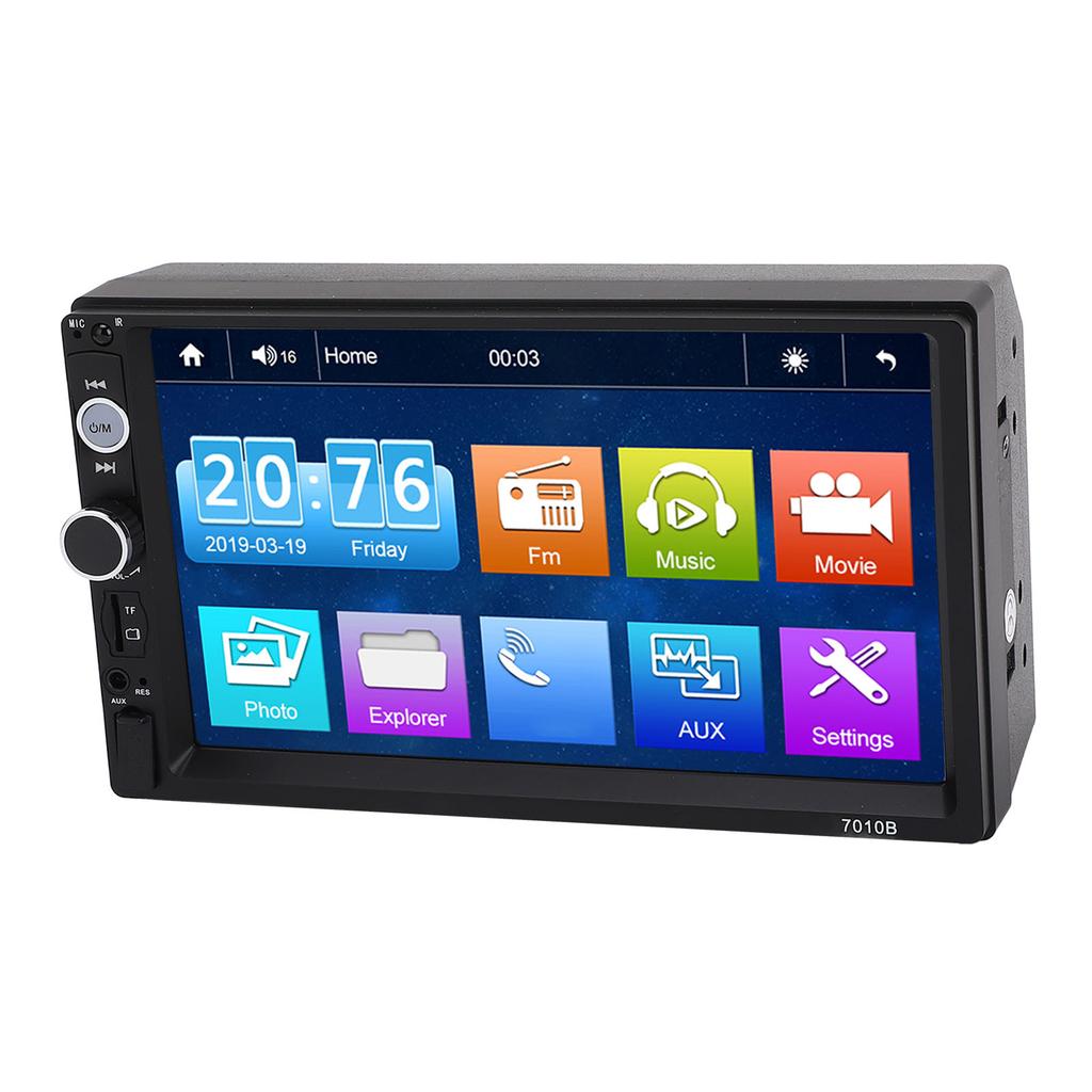 7in Dokunmatik Ekranlı Multimedya Ünitesi DC12V Carplay Kablosuz Android Auto Bluetooth AUX MP5 Çalar için Araç Multimedya Alıcısı