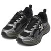 New MLB Chunky Jogger Slip Resistant And Breathable Low Top Casual Running Shoes Unisex Black 3ARNA065N-50BKS