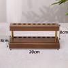 9/15 Slots Walnut Pens Holder Creative Brush Display Case Makeup Brush Holder  Office/School