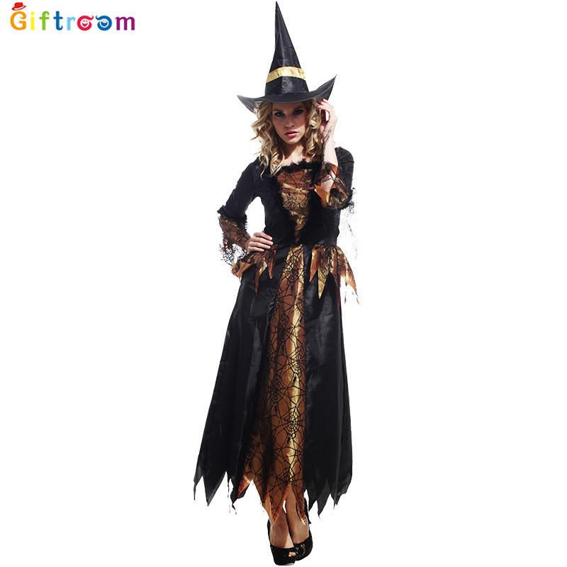 Gorgeous Gothic Vampire Queen Outfit For Women Ideal For Halloween Dress Up Parties