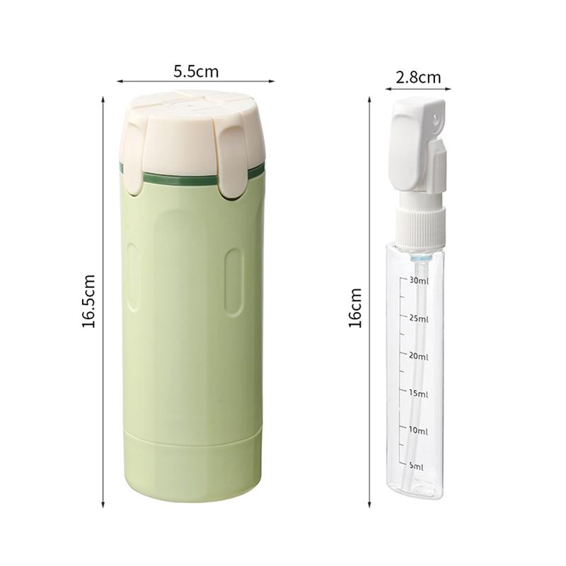 Portable 4-In-1 Travel Shower And Hair Care Kit - 4 Bottles Each 30ml Reusable And Leak-Proof Containers - Essential For Travel