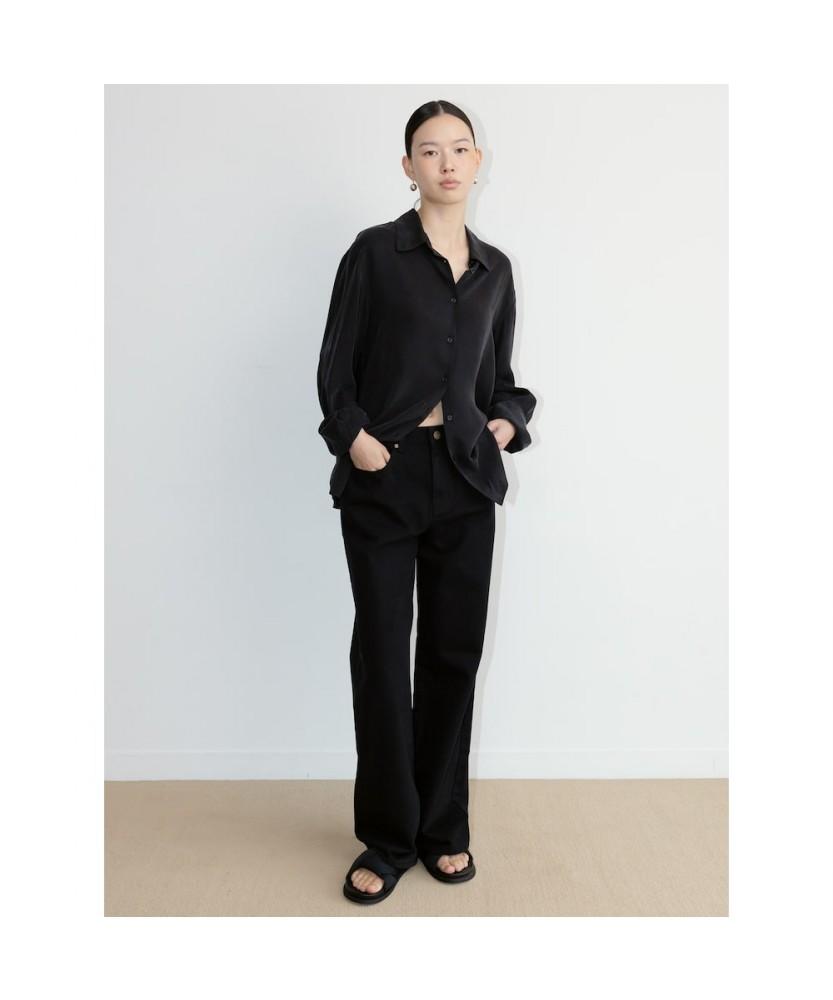THE APERTURE [Unisex] 60S Straight Denim Pants Black (Ta6721U075)