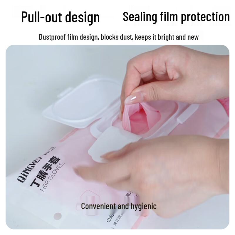 Disposable Elongated Nitrile Gloves